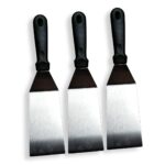 3 Espátulas Volteadora Para Pizza/comida 20 Cm (8 Pulgadas)